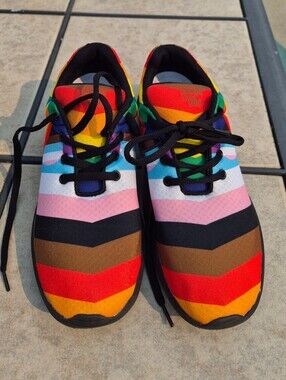 Yes We Vibe "Colourful Heart" Pride Collection Sneakers